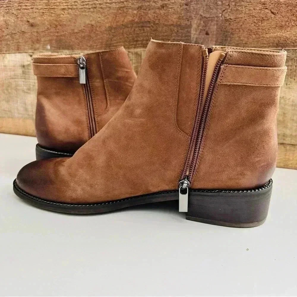 Franco Sarto Brandy Leather Ankle Boots